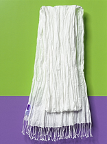 40432 Crinkle Scarf with fringes