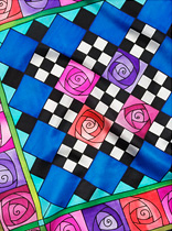 46388 ideengutta-Scarf Rose Quilt