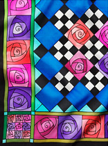 46388 ideengutta-Scarf Rose Quilt